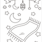 Ramadan Countdown Coloring Book