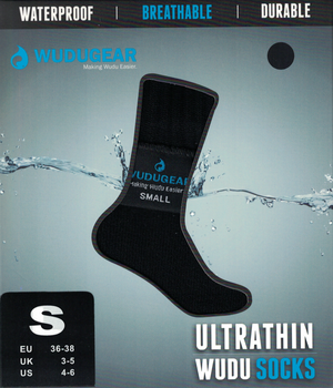 Socks Wudu Gear-Small Black - Premium Socks from Wudu Gear - Just $32! Shop now at IQRA Book Center 