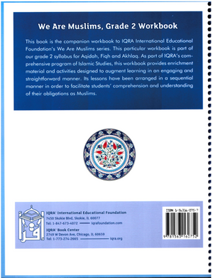 We Are Muslims: Elementary Grade 2 Workbook - Premium Workbook from IQRA' international Educational Foundation - Just $7.99! Shop now at IQRA Book Center